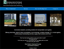 Tablet Screenshot of cornerstone-systems.com